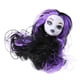thumbnail image 4 of Cabeza de muñeca de hadas con pelo Plástico Diablo Muñeca desnuda Cabeza Artículos de juguete (Púrpura, 4 of 7