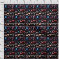 thumbnail image 4 of oneOone Viscose Jersey Black Fabric Beach Wear Diy Clothing Quilting Fabric Print Fabric By Yard 60 Inch Wide, 4 of 4