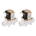 thumbnail image 1 of 2X Dc12V N / C Válvula Solenoide de Agua Normalmente Cerrada Válvula Solenoide Eléctrica de Plástico G1 / 2 Pulgadas para Dispensador de Agua, 1 of 5