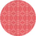 thumbnail image 1 of Ahgly Company Tapis Rond d'Intérieur à Motifs Rouge Ferrari, 8 Pieds Rond, 1 of 6