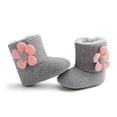 thumbnail image 6 of Babys Girls Autumn Winter Sun Flower Baby Shoes Babys Cotton Boots Warm Toddler Shoes Boys Shoes Size 4 Big Kid Toddler Girl Size 8, 6 of 6