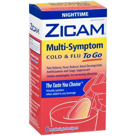 Zicam Zicam Cold & Flu To Go, 6 ea