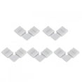 thumbnail image 3 of Kritne Led Strip Light Connector,5Pcs L Shape 4pin 10mm Solderless Corner Connectors Adapters For RGB 5050 LED Strip Lights , L Shape 4pin Connector, 3 of 8