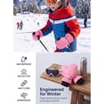 thumbnail image 4 of Spencer Kids Ski Gloves Winter Waterproof Snow Mittens Winter Warm Gloves for Boys and Girls Outdoor Activities (Suit 4-9 years), 4 of 6