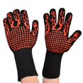 thumbnail image 1 of Gants Antidérapants, 1472 ° F / 800 ° C Gants Résistants à la Chaleur BBQ Performance Inégalée, 1 of 12