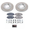 thumbnail image 2 of PowerStop Front Semi-Coated Rotor and Low-Dust Ceramic Brake Pad Kit SC697, 2 of 3