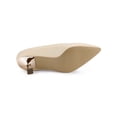 thumbnail image 5 of BLISSFUL STEP Women's Dress Pumps Pointed Toe Stiletto Heel Slip On Mid Heel Shoes Beige 6, 5 of 8