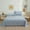 Blue, variant on Vfedsrsge Solid Color Polyester Bed Sheet - Queen/King Size 86x90 inch, Fade Resistant, Machine Washable, Soft Easy Care, Universal Fit for All Mattresses, 1 Piece