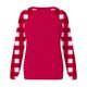 thumbnail image 5 of Gibobby Chaqueta Athletic Mujer holgado a la moda Sudadera deportiva con estampado navideño colorido para mujer, manga larga, cuello Rojoondo, sudadera con capucha (Rojo, S), 5 of 5