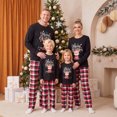 thumbnail image 3 of Nibbcoa Christmas Matching Family Pajamas Set Long Sleeve Tops with Plaid Pants winter Sleepwear, 3 of 10