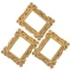 thumbnail image 3 of BRIGHTFUFU 3 piezas de accesorios para marcos de fotos, marcos decorativos de resina, marcos de fotos retro, decoración del hogar, 3 of 8