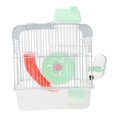 thumbnail image 4 of WHAMVOX Small Pet Villa Cage in Light Green with Double Layer Hamster Hideout for Rats and Guinea Pigs, 4 of 7