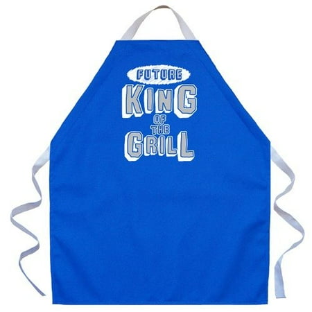 Attitude Aprons by L.A. Imprints Future King Apron in Royal