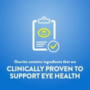 Ocuvite Adult 50 Plus Eye Vitamins and Minerals with Lutein and Zeaxanthin and Omega 3 Softgels, 90 Count