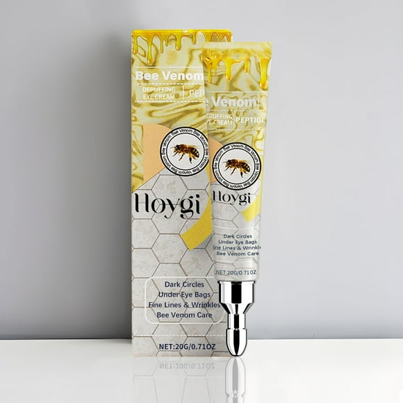 Fiudx Crema para Ojos Venomss, Fórmula para Aclarar Ojeras, Hidratante Antiarrugas, Hidratación Que Mejora La Firmeza, Cuidado Diario para Ojos, Apto para Pieles Sensibles, 20 G de Poder Nutritivo