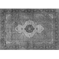 thumbnail image 1 of Ahgly Company Indoor Rectangle Medallion Gray Traditional Area Rugs, 5' x 7', 1 of 1