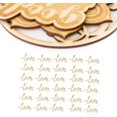 thumbnail image 3 of 90 piezas de adornos de rodajas grabadas con letras de amor de madera TUNC 55*32 mm, 3 of 5