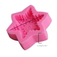 thumbnail image 5 of Molde de decoración de pasteles Ticfox de silicona copo de nieve 02#, 5 of 5