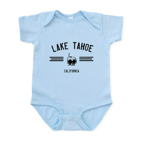 

CafePress - Lake Tahoe California Body Suit - Baby Light Bodysuit Size Newborn - 24 Months