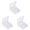 Clear 3Packs, variant on Replacement DIY Soft Clear Silicone Earring Backs Clutch Stopper Transparent, 200 Piece, Clear 1Pack