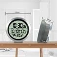 thumbnail image 4 of 2X Digital Shower Clock Waterproof, Bathroom Timer Clock, Digital Kitchen Wall Clock, No Punching Suction Cup Clock, 4 of 6