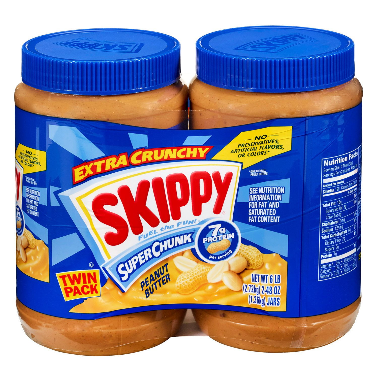 Branded Skippy Super Chunk Peanut Butter (48 oz., 2 pk.)