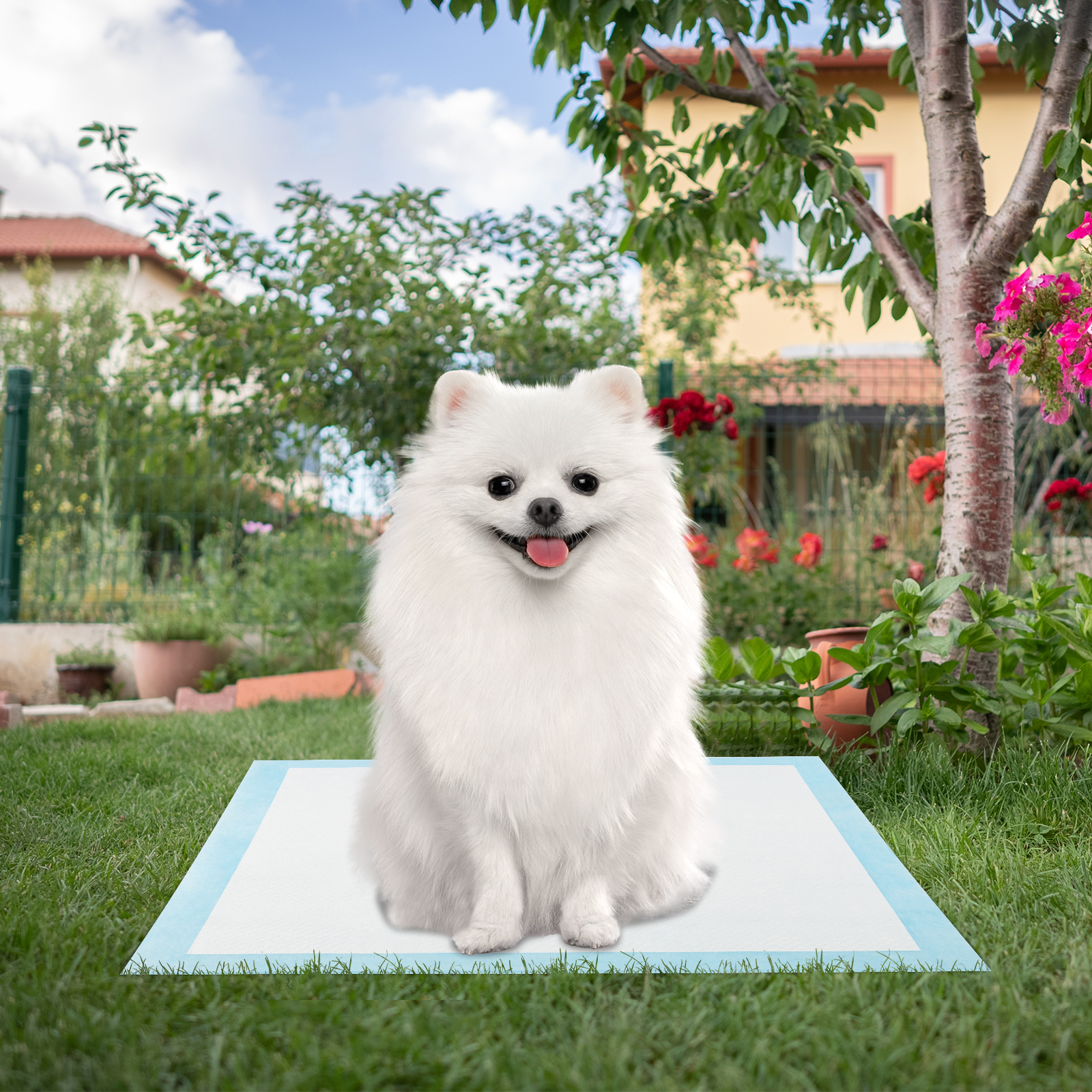 Gymax 18''x 13''(300 Counts) Dog Potty Training Pads Puppy Pee Pads w/ Quick-Drying