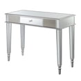 thumbnail image 3 of Convenience Concepts French Country 1 Drawer Mirrored Desk/Console Table, 3 of 3