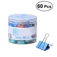 thumbnail image 1 of EeaseCA 60Pcs Colored Binder Clips Paper Clamp Clips for Office, Home, Schools, Kitchen Home Usage 15mm (Assorted Colors), 1 of 7