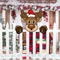 thumbnail image 6 of Christmas Cute Fence Peeker Yard Garden Sign,Peeking Garden Yard Decorations,Fence Decorations Xmas Outdoor Garden Fence Sign Ornament,Christmas Fence Peeker Art For Holiday Patio Home Decor, 6 of 9