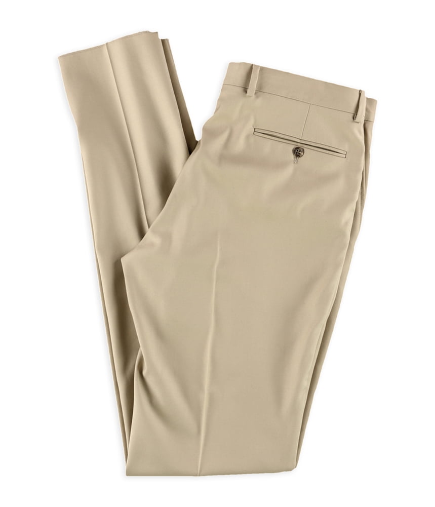 Pantalon Hombre Pantalones De Vestir Color Crema Beige Gabardina