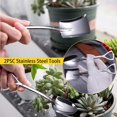 thumbnail image 2 of Juego de 12 Uds. De herramientas suculentas, Mini juego de herramientas de jardín para trasplantar, para jardinería interior, maceta, cuidado de Cactus esquí esquí Gafas de esquí, 2 of 5
