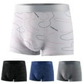 thumbnail image 3 of Mens Large Size Underwear Boxer Briefs Shorts Panties Bulge Pouch Underpants, 3 of 6