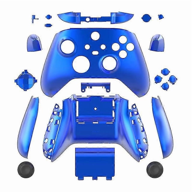 DATA FROG For Xbox Series X/S Game Controller ABS Shell Electroplated Replacement Gamepad Cover - Si