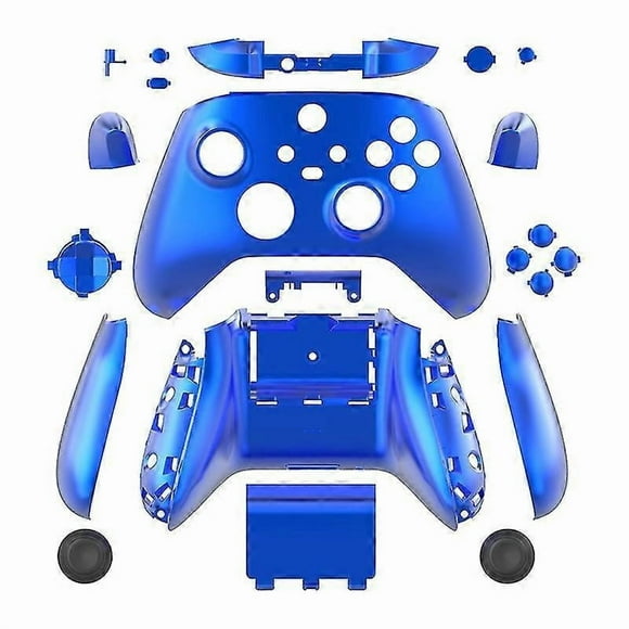 DATA FROG For Xbox Series X/S Game Controller ABS Shell Electroplated Replacement Gamepad Cover - Si