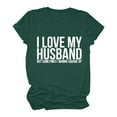 thumbnail image 1 of Fvwitlyh Femmes Graphique T-Shirts Femmes Casual Impression Manches Courtes Tops Blouse Col Rond Casual Tee Tunique Chemises Vert, M, 1 of 3