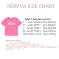 thumbnail image 2 of Okbabeha Mom and Mini Matching Shirt Short Sleeve Letter Print T-shirt/Romper Women Baby Mother Family Matching Outfits, 2 of 7