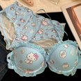 thumbnail image 1 of Sanrioed Hellokittyed ropa interior para niñas, sujetador de realce antideslizante sin tirantes, estilo japonés, dibujos animados, 1 of 1