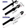 thumbnail image 2 of Steering Wheel Lock -Theft Heavy Duty Secure Car Device  Adjustable Length Clamp Double Hook Locks Universal Fit, 2 of 6