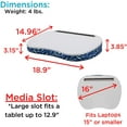 thumbnail image 3 of Sofia + Sam Lap Desk for Laptop and Writing - Blue Sunbursts, 3 of 8