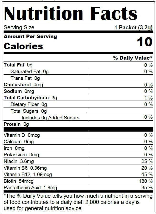 Great Value Sugar-Free Grape Energy Powdered Drink Mix, 1.1 oz, 10 Packets