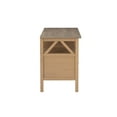 thumbnail image 3 of Linon Titian Pine Wood TV Media Stand Open Shelves 2 Drawers in Driftwood Finish, 3 of 14