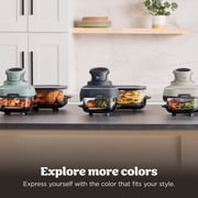 Ninja Crispi Glass Air Fryer 4-Qt, 4-in-1, Air Fry Bake Recrisp, Portable, Dishwasher Safe, FN101SG Sage