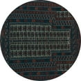 thumbnail image 1 of Ahgly Company Indoor Round Persian Light Blue Traditional Area Rugs, 8' Round, 1 of 4