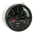 Water Temperature Gauge DC9?32V Black Dial Bezel Celsius Fahrenheit 52MM Water Temp Gauge With