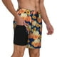 thumbnail image 2 of Fotbe fall Pumpkin Daisy Traje de Baño para Hombre – Shorts de Natación de Secado Rápido con Forro y Bolsillos-Medium, 2 of 6