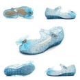thumbnail image 6 of SXcggal Jelly Shoes For Girls Birthday Sandals For Girls Toddler Glitter Sandals Dress Sandals Breathable Lightweight Outdoor Walking Girls Shoes, 6 of 7