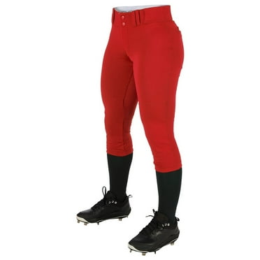 Champro Women's Low-Rise Tournament Fastpitch Pant Scarlet XL