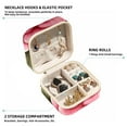 thumbnail image 2 of Rose Travel Portable Square Organizer Box: Earring Organizer & Jewelry Display for Girls and Women, 2 of 6