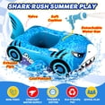 thumbnail image 4 of JOY SPOT! Shark Pool Float with Water Gun for Kids Toddlers, Cool Inflatable Pool Floatie Toy for Ages 3-8, Summer Outdoor Water, Beach, Swimming Pool Toys Gift, 4 of 10